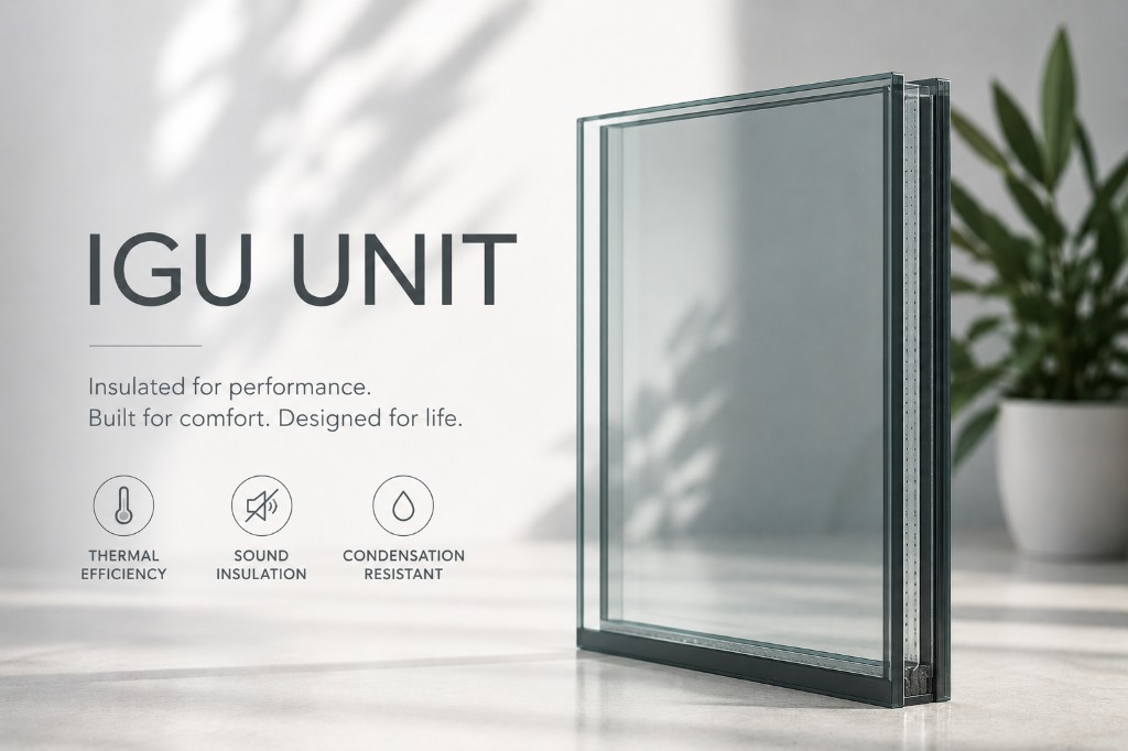Double-layer Insulated Glass Unit (IGU)