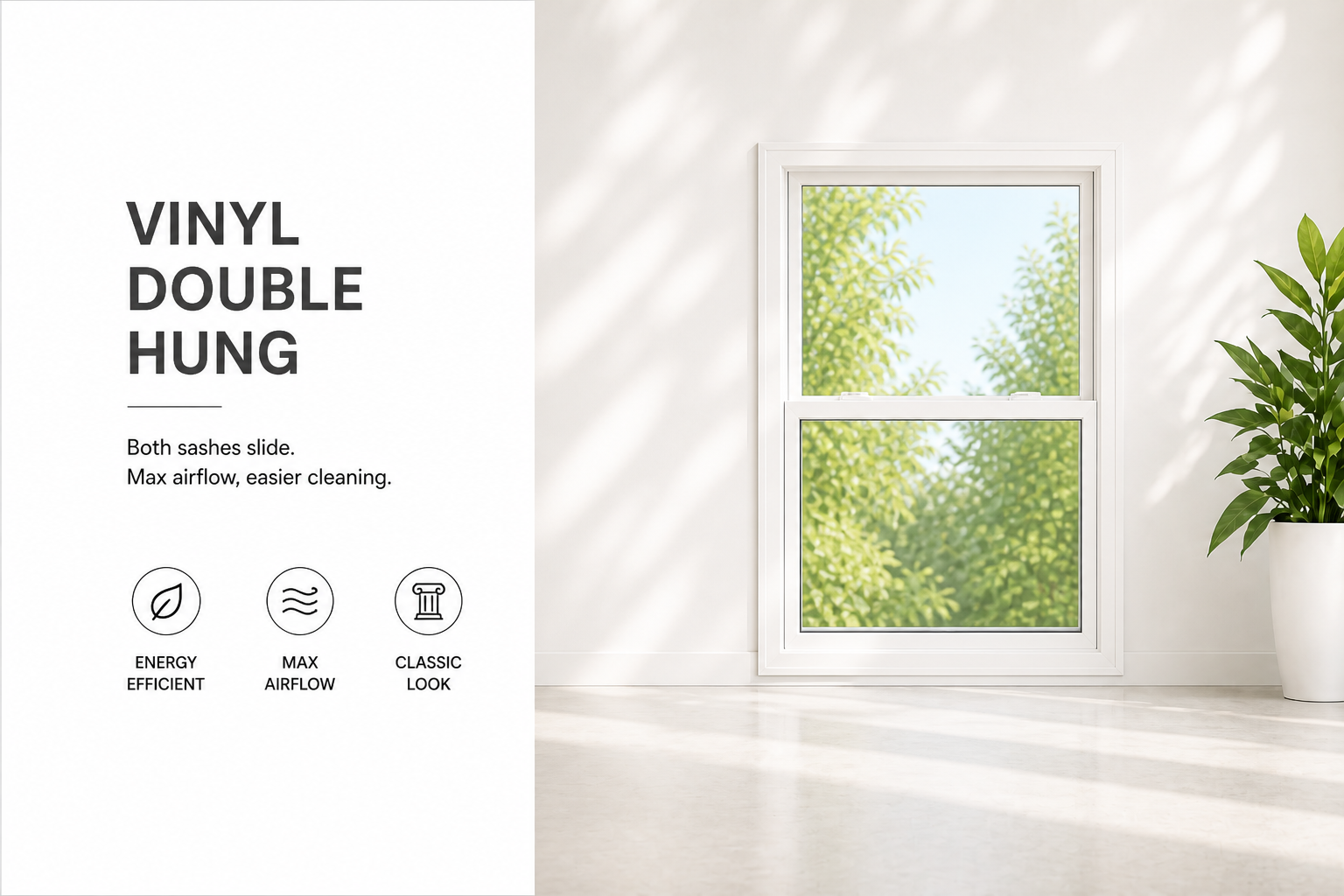 Vinyl Double Hung Window