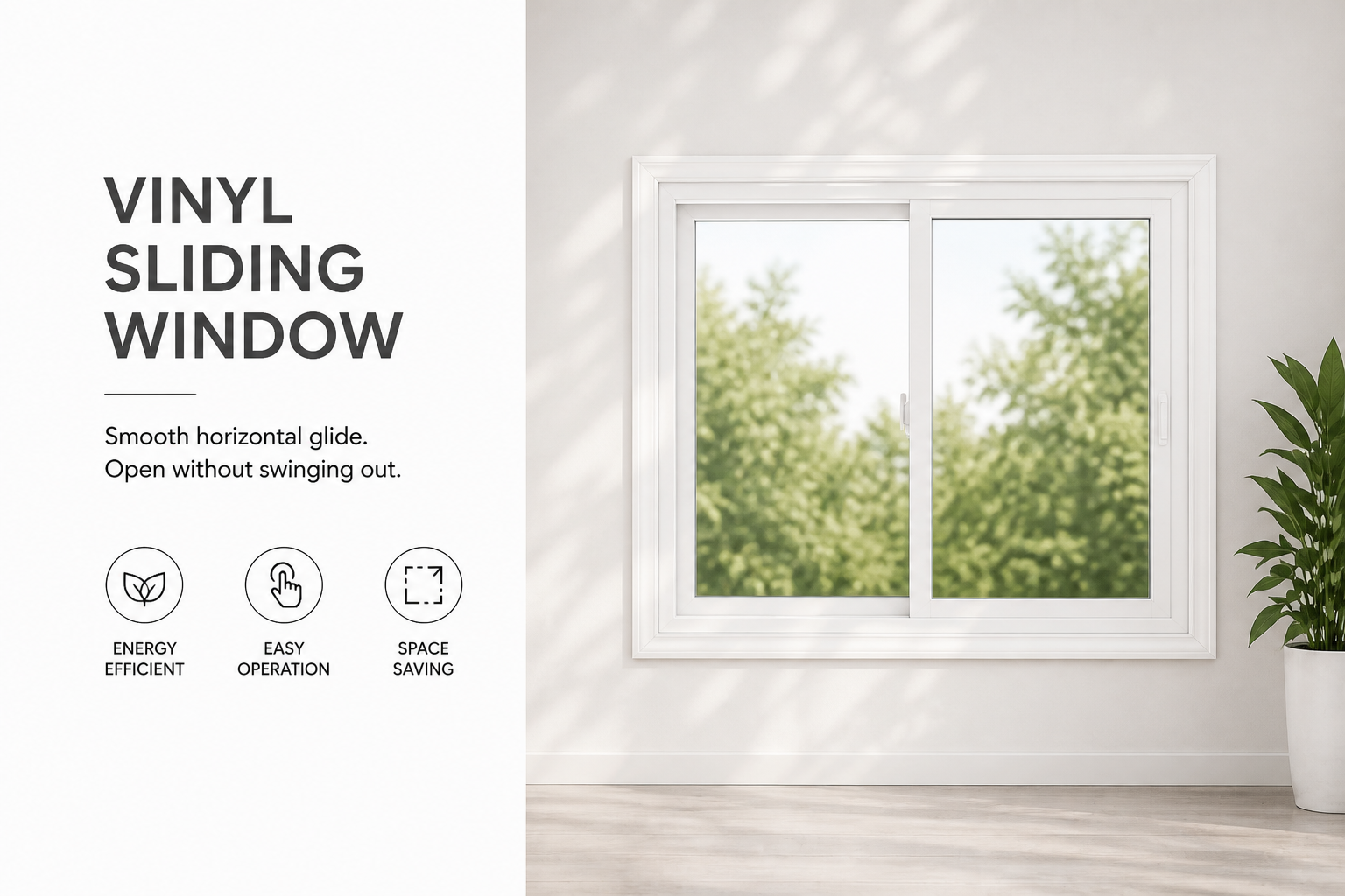 Vinyl Sliding Window